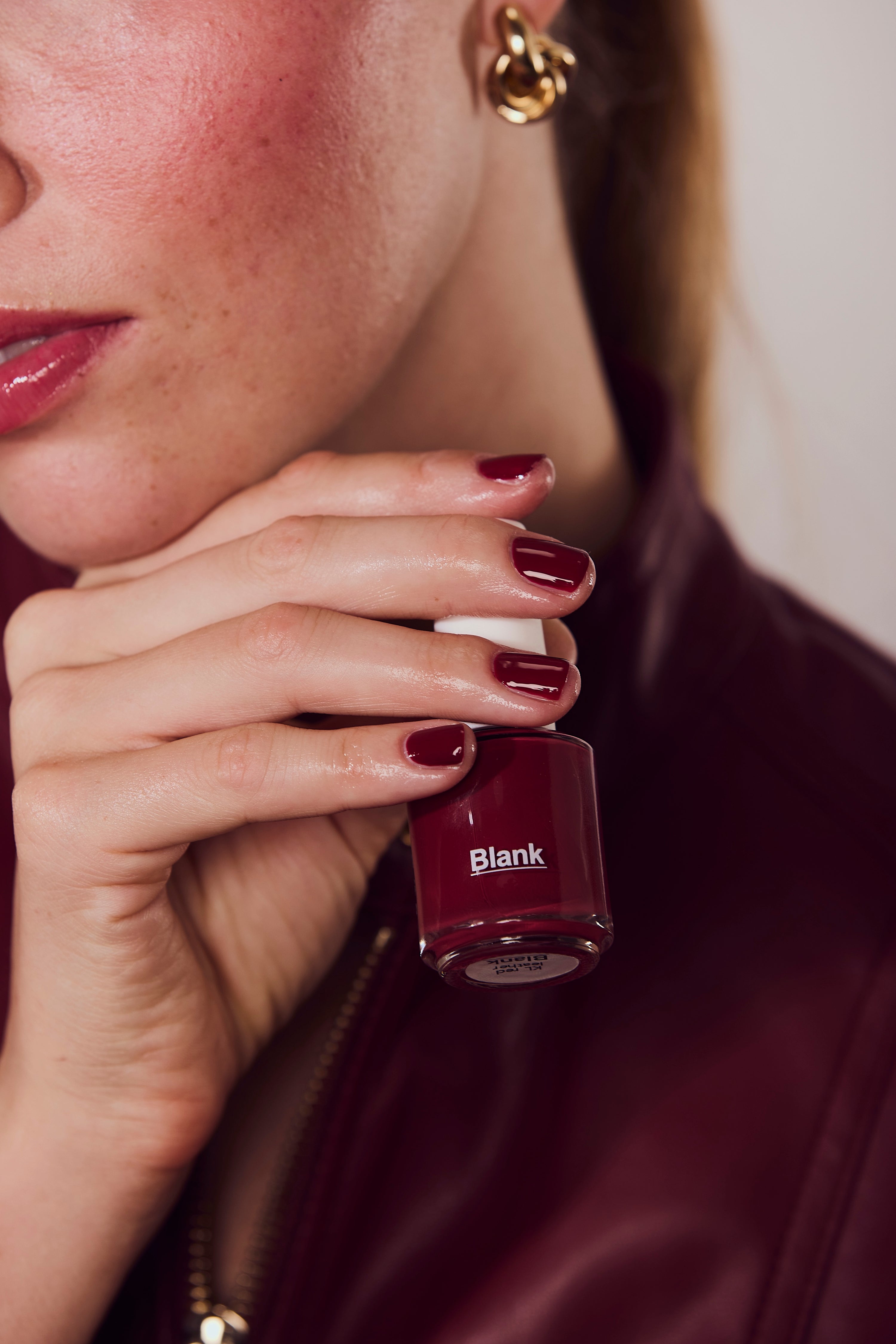 red leather