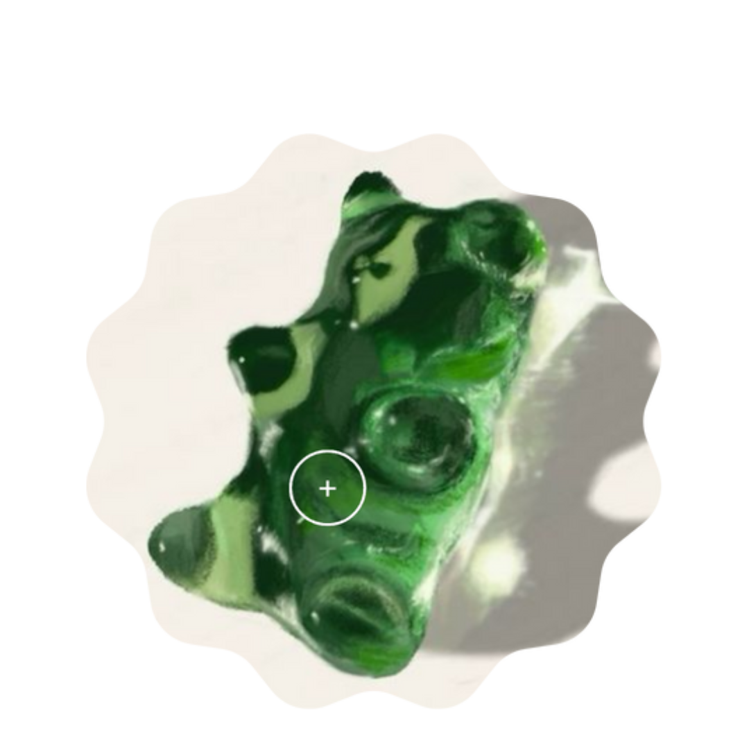 green gummy