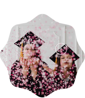 rosé confetti